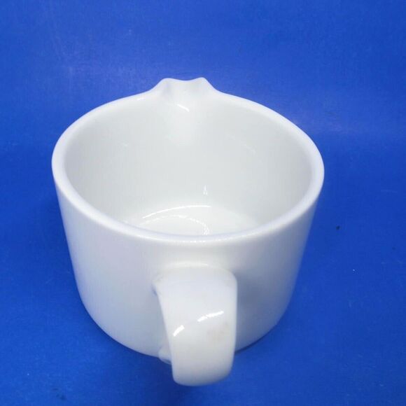 Dansk Bistro Portugal White Creamer 3"T X 4"W - Picture 4 of 12